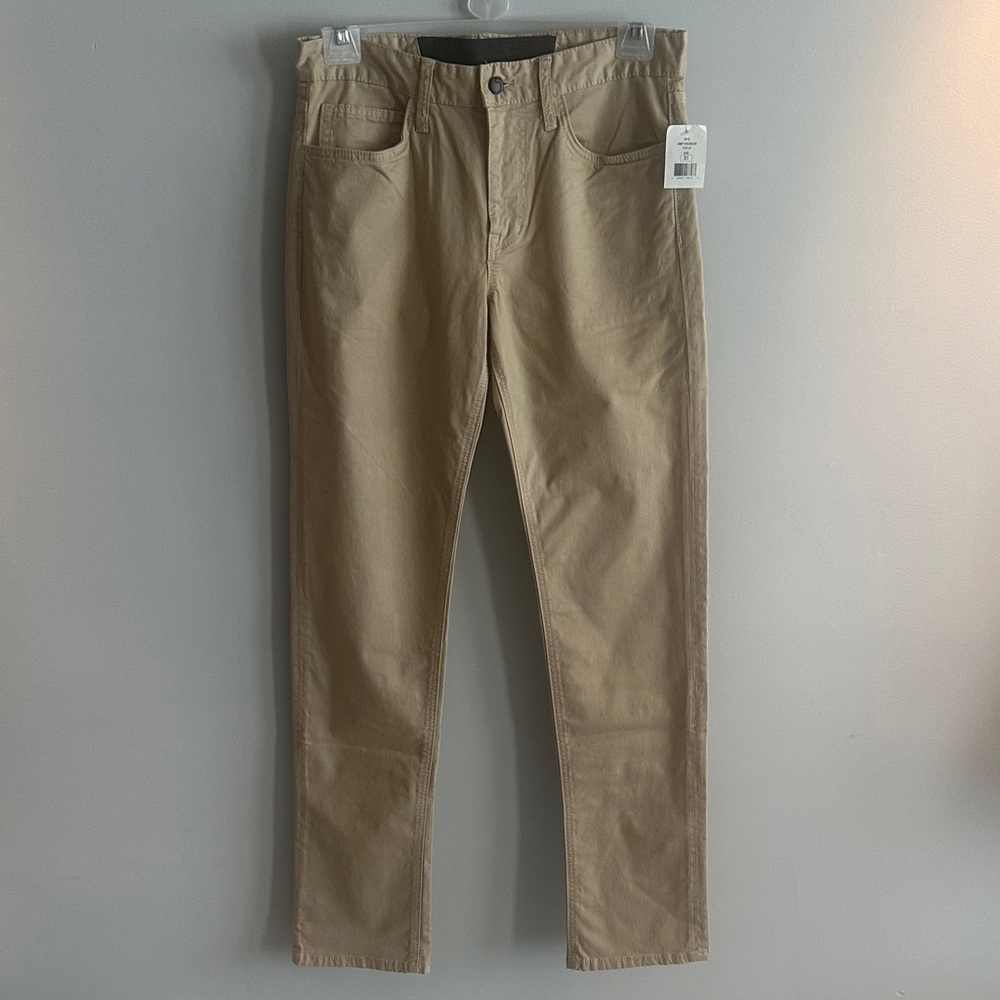 Joe's Jeans Men's Bri ton Slim Fit Straight Leg Khaki Chinos Size 31/34 NEW